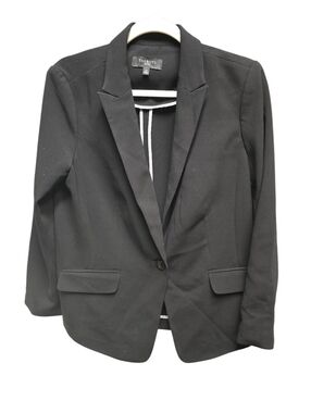 Talbots Black Single Button Twill Blazer sz. 14Petite